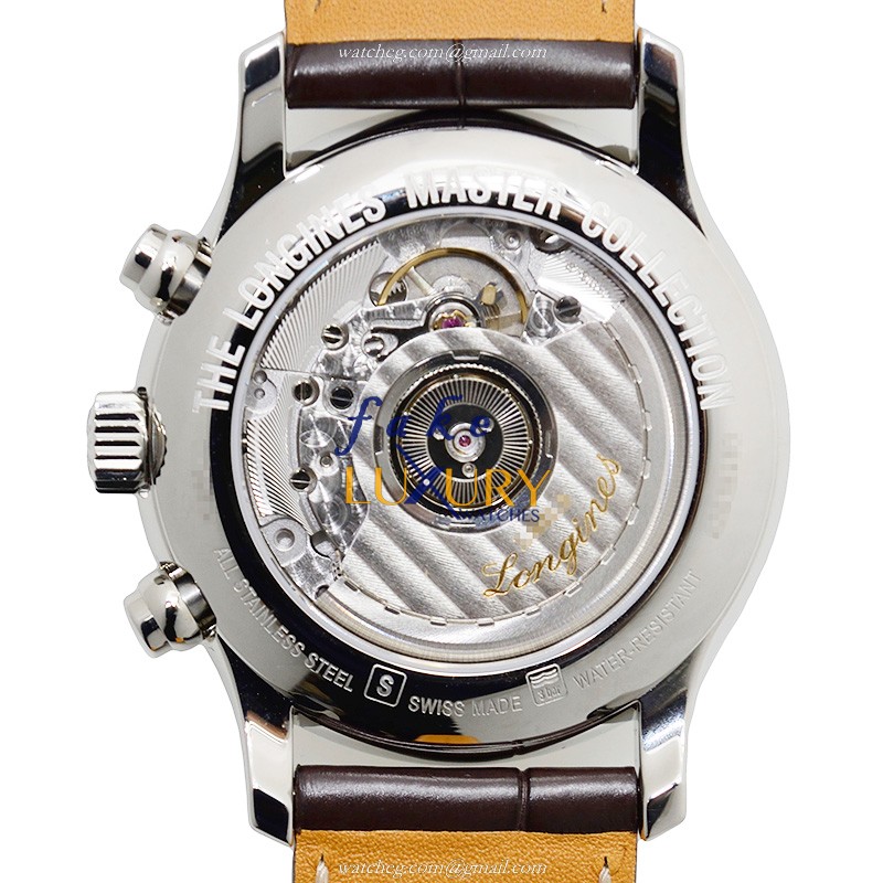 Longines Master L2.669.4.78.3 - Replica Watch - Automatic - 38.5mm Steel Case - Silver Dial - Image 3