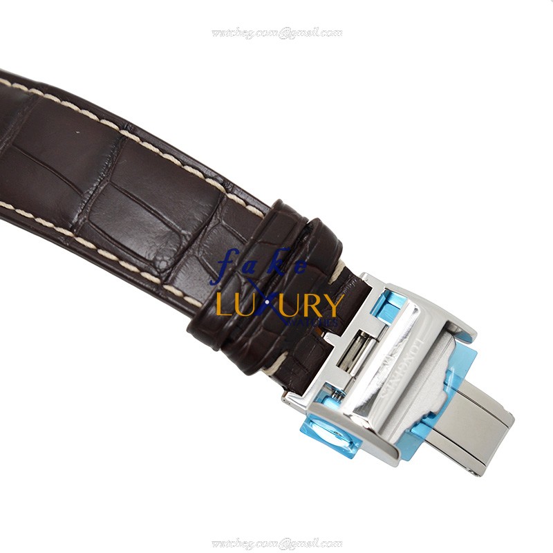 Longines Master L2.669.4.78.3 - Replica Watch - Automatic - 38.5mm Steel Case - Silver Dial - Image 4