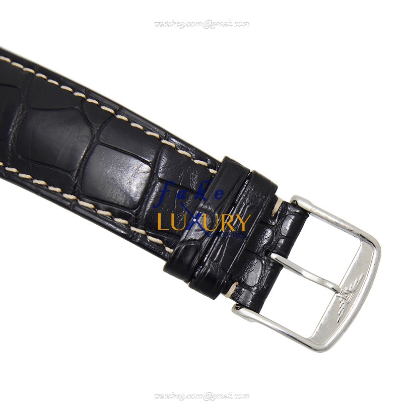 Longines Heritage L2.777.4.53.2 Replica Watch With Automatic Movement, Black Dial, Alligator Strap - Image 4