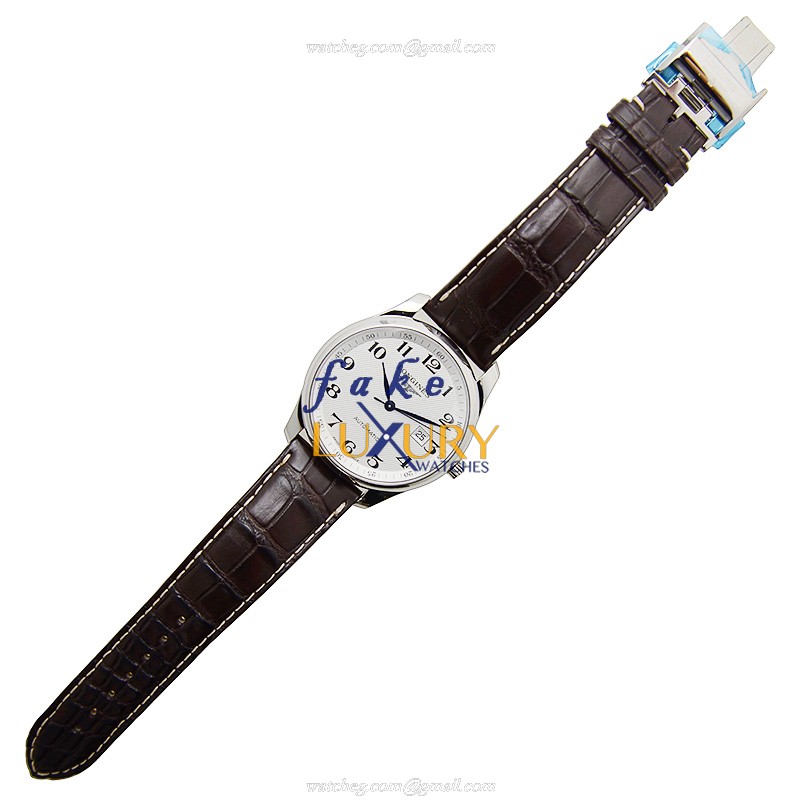 Longines L2.893.4.78.3 Replica Watch, Swiss Automatic, Stainless Steel Case, Brown Alligator Strap - Image 2