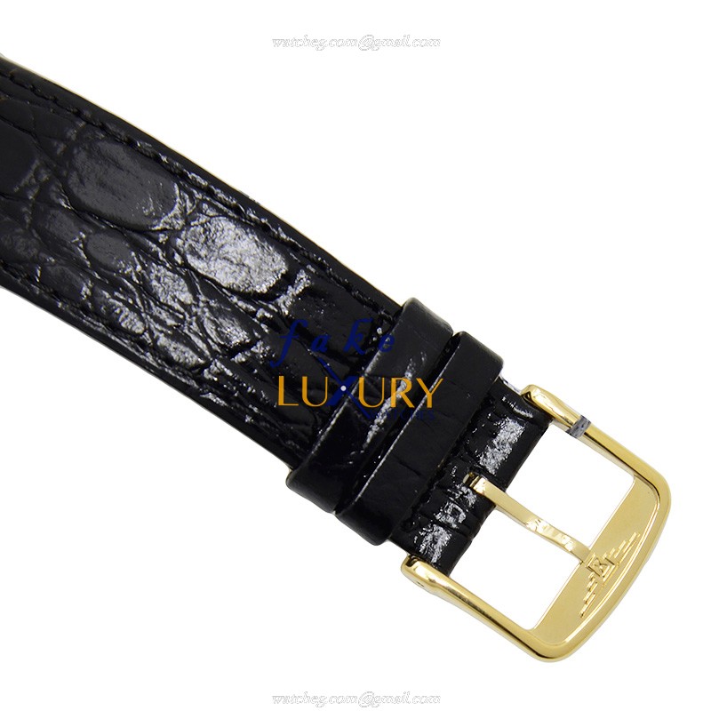 Longines L4.921.2.32.2 Presence - Replica Watch - 39mm - Automatic - 18kt Yellow Gold Case - Black - Image 4