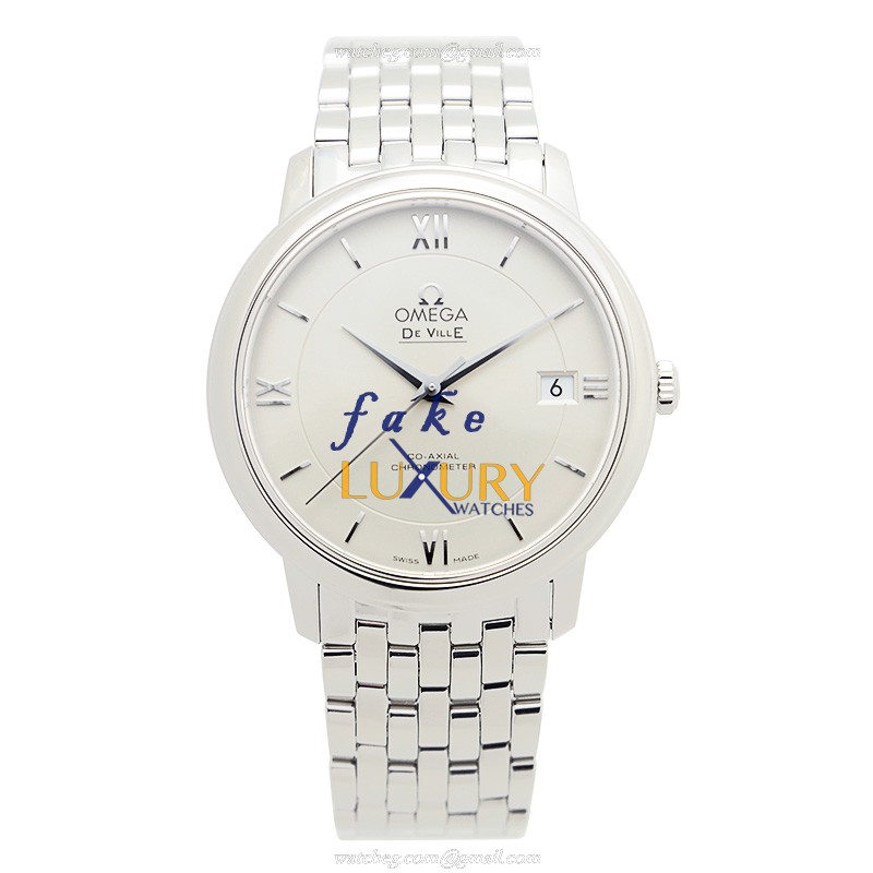 Omega 424.10.37.20.02.001 DE VILLE Automatic Stainless Steel - 36.8mm Case - Silver Dial Replica - Image 2
