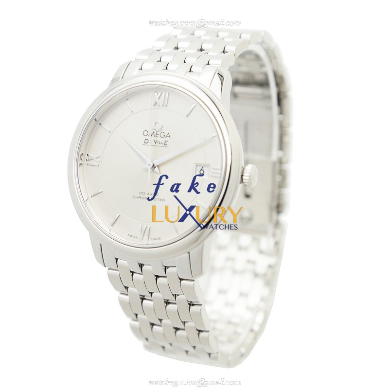 Omega 424.10.37.20.02.001 DE VILLE Automatic Stainless Steel - 36.8mm Case - Silver Dial Replica - Image 3
