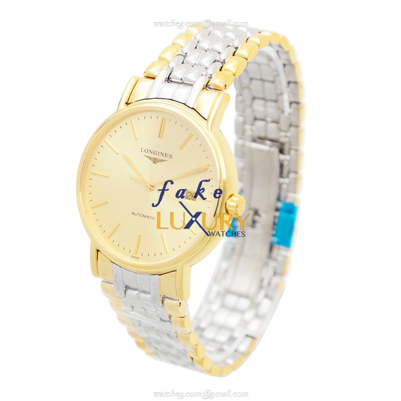 Longines L4.921.2.32.7 PRESENCE Automatic PVD Gold Dial | Replica Watch - Image 3