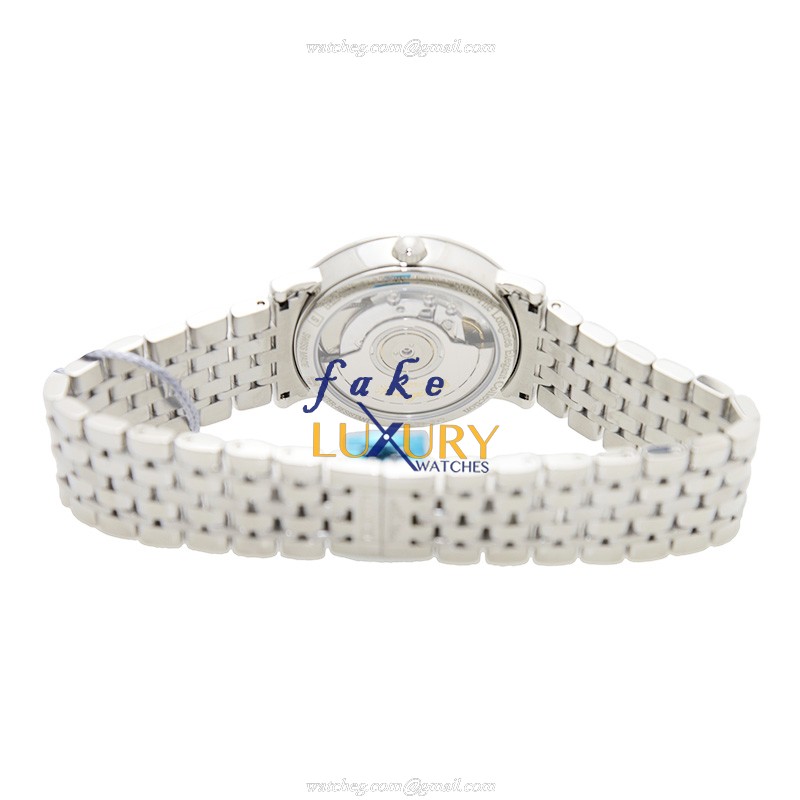 Longines L4.809.0.87.6 Elegant Automatic White Dial Stainless Steel Diamonds Silver Strap Replica - Image 4
