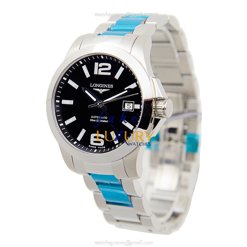 Longines Conquest L3.676.4.58.6 | Automatic | Black Dial | Steel | Replica Watch - Image 3