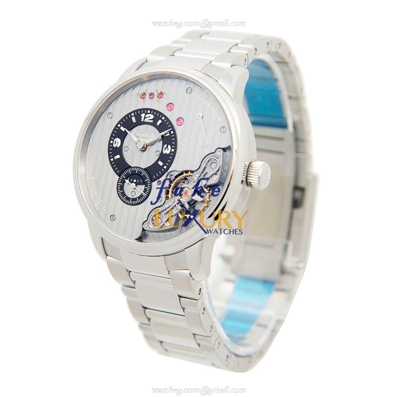Glashutte 1-66-06-04-22-14 Replica Watch, Manual Wind, Gray Dial, Stainless Steel Bracelet - Image 3