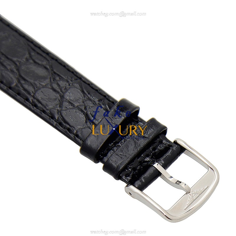 Longines L4.790.4.11.2 PRESENCE Quartz | Stainless Steel | Alligator Black | 38mm White Dial - Image 4