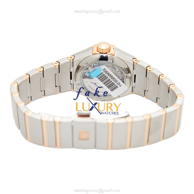 Omega 123.25.27.20.57.004 Constellation Auto 18kt Rose Magic Diamond Replica Watch - Image 4