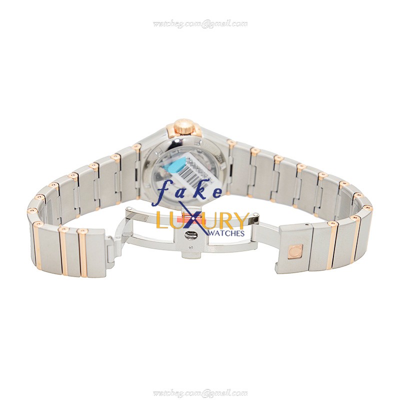 Omega 123.25.27.20.57.004 Constellation Auto 18kt Rose Magic Diamond Replica Watch - Image 5