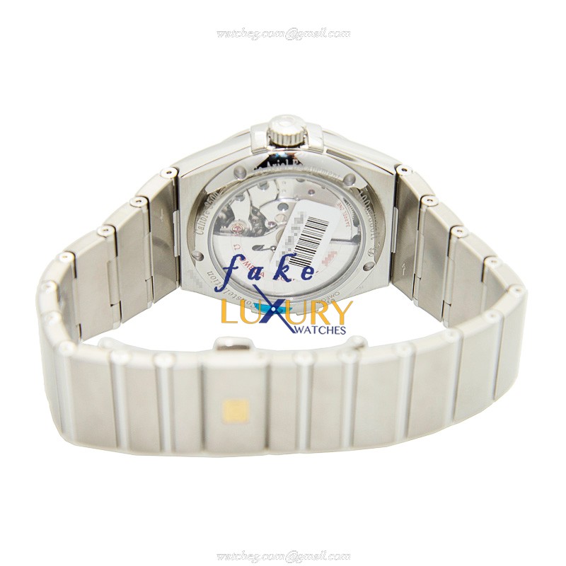 Omega Constellation 123.10.38.21.03.001 Replica Watch, Blue Dial, Automatic Movement, Steel Bracelet - Image 4