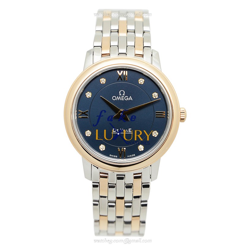 Omega 424.20.27.60.53.001 Quartz 18kt Rose Gold & Steel Case Replica Watch | Automatic | Luxury - Image 2