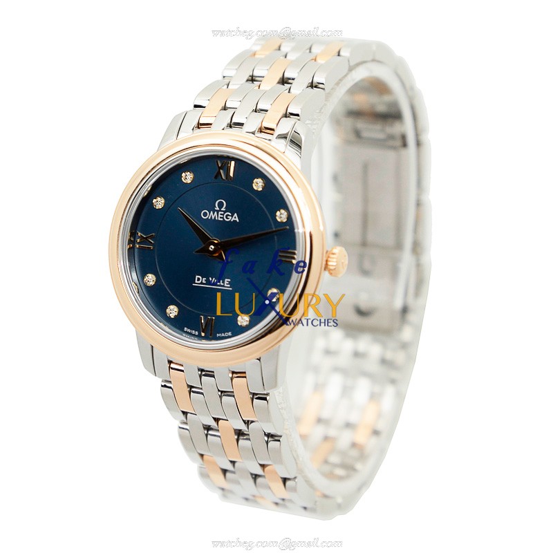 Omega 424.20.27.60.53.001 Quartz 18kt Rose Gold & Steel Case Replica Watch | Automatic | Luxury - Image 3
