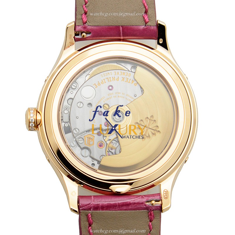 Patek Philippe 4947R-001 COMPLICATIONS Replica Watch, Automatic, 18kt Rose Gold & Diamonds, Silver - Image 3