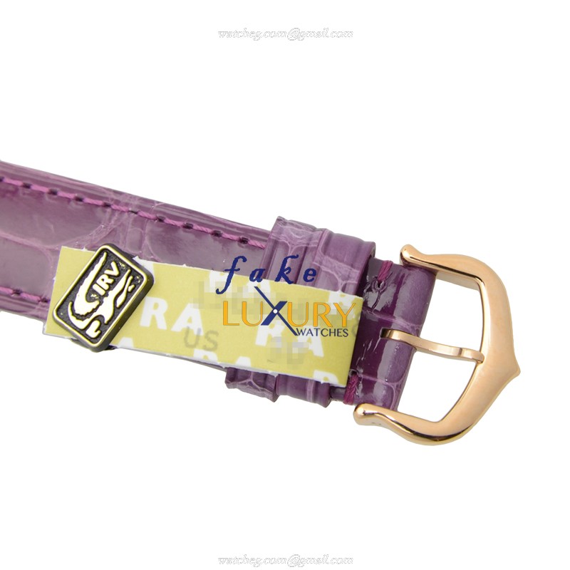 Cartier WJBB0019 BALLON BLEU Quartz 18kt Rose Gold Replica Watch, Silver Dial, Alligator Strap - Image 4
