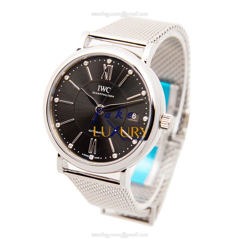 IWC IW458110 PORTOFINO Replica Watch Automatic Dark Grey Dial Stainless Steel - Image 3