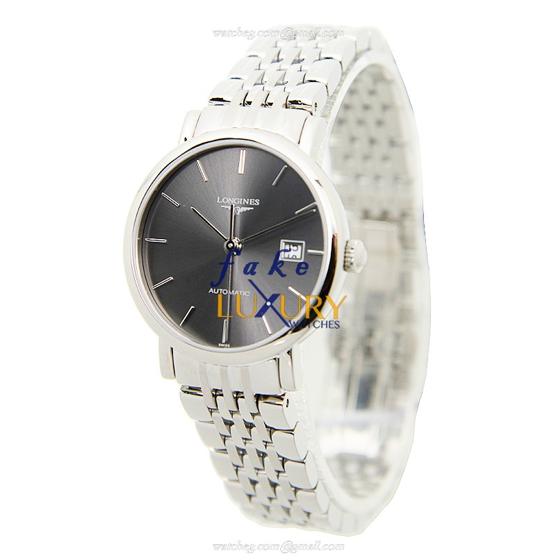 Longines ELEGANT L4.310.4.72.6 Automatic Gray Dial Stainless Steel Replica Watch - Image 3