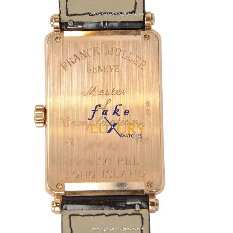 Franck Muller 1000SCREL5N Long Island Replica Watch, Automatic, 18kt Rose Gold Case, Silver Dial - Image 3