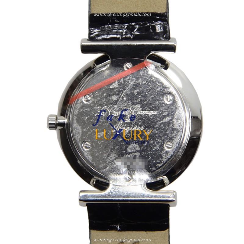 Longines L4.512.4.87.2 - Replica Watch - Quartz - 29mm Stainless Steel Case - White Dial - Black - Image 3
