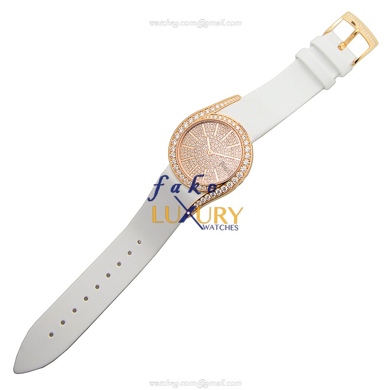 Piaget G0A39163 Limelight Replica Watch 32mm Pink Dial 18kt Rose Gold & Diamonds - Image 2