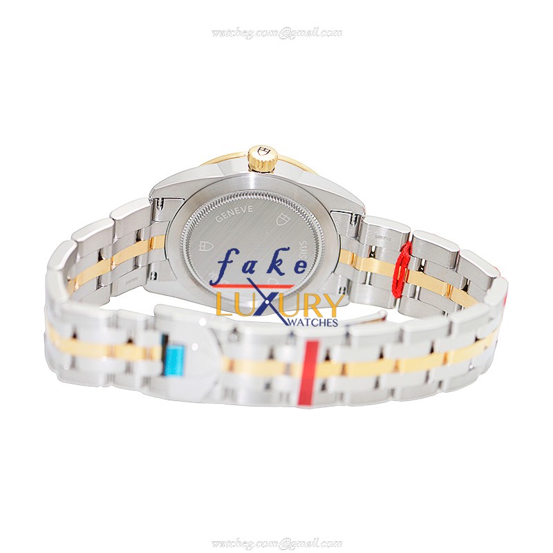 Tudor 55003-68053-10DI-BK GLAMOUR DATE - Automatic - 18kt Gold & Steel Case - Replica Watch - Image 4