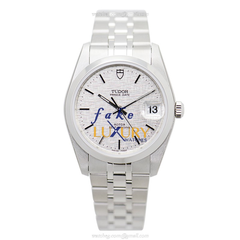 Tudor 74000-62470-SVCL PRINCE DATE-DAY Automatic Stainless Steel Replica Watch, Silver Dial - Image 2