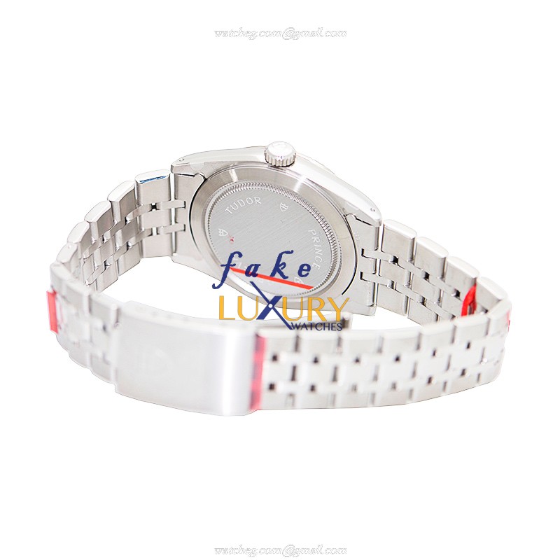 Tudor 76214-62480-10DI-BK PRINCE DATE-DAY Automatic Steel Case Silver Dial Replica Watch - Image 4