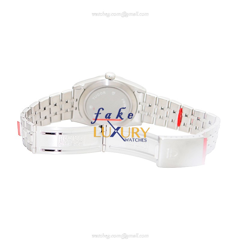 Tudor 76214-62480-10DI-BK PRINCE DATE-DAY Automatic Steel Case Silver Dial Replica Watch - Image 5