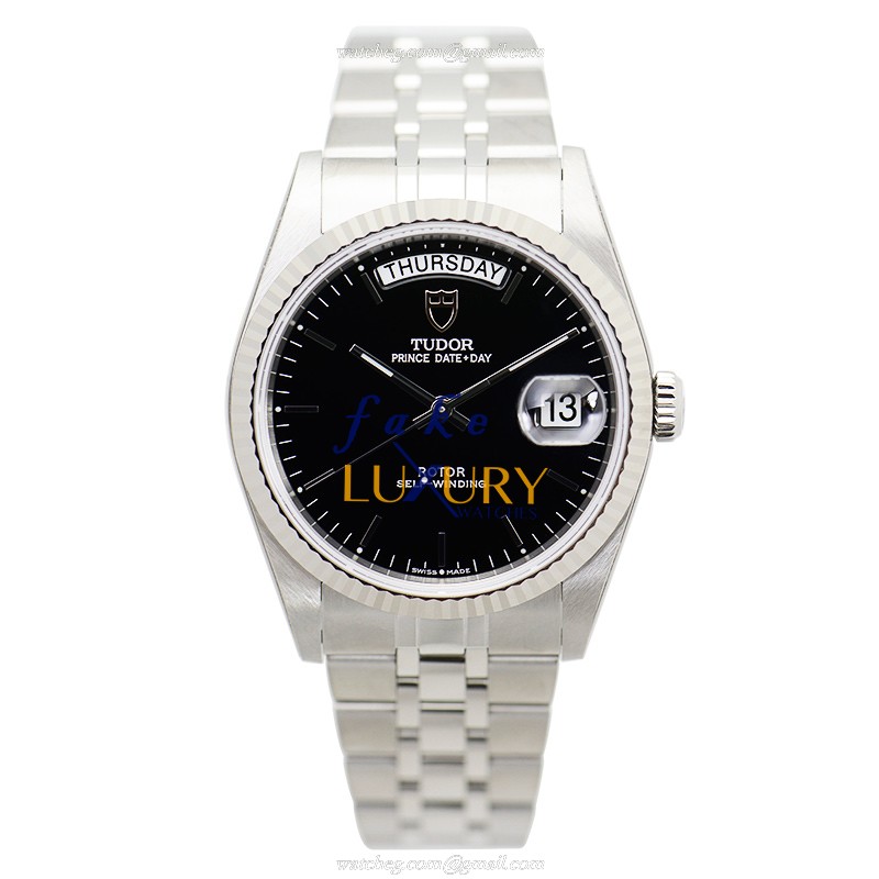 Tudor 76214-62480-BK Prince Date-Day Automatic Stainless Steel Replica Watch with Sapphire Crystal - Image 2