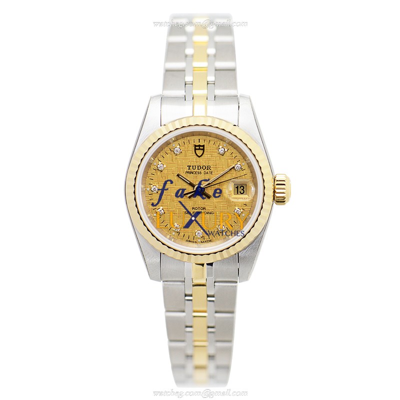 -92413-62433-10DI-CHCL Tudor Replica Watch - Automatic - Gold & Steel Case - Silver & Gold Strap - Image 2