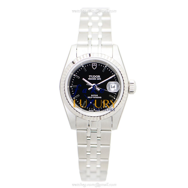 Tudor 92414-62430-BK Automatic Stainless Steel Black Dial Silver Strap Replica Watch - Image 2