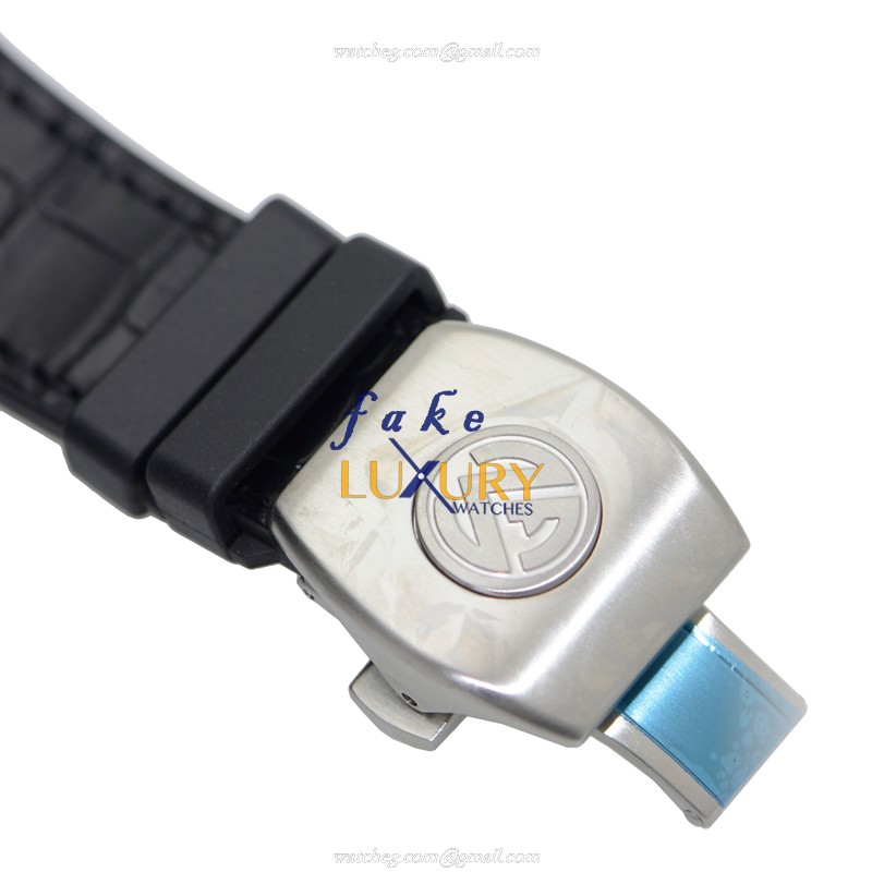 Franck Muller V 45 CC DT BR AC VANGUARD Automatic Stainless Steel Black Dial Replica Watch - Image 4