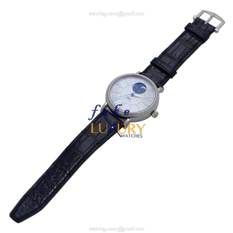 IWC IW459001 Portofino Replica Watch Silver Dial Diamonds Automatic - Image 2