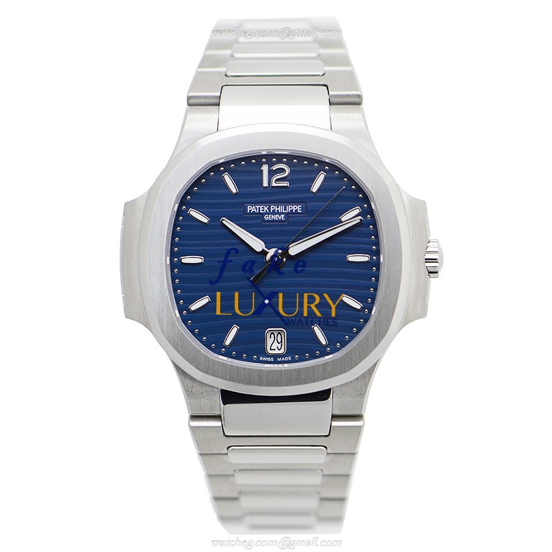 Patek Philippe 7118/1A-001 Nautilus Replica Watch, Blue Dial, Steel Bracelet, Automatic - Image 2