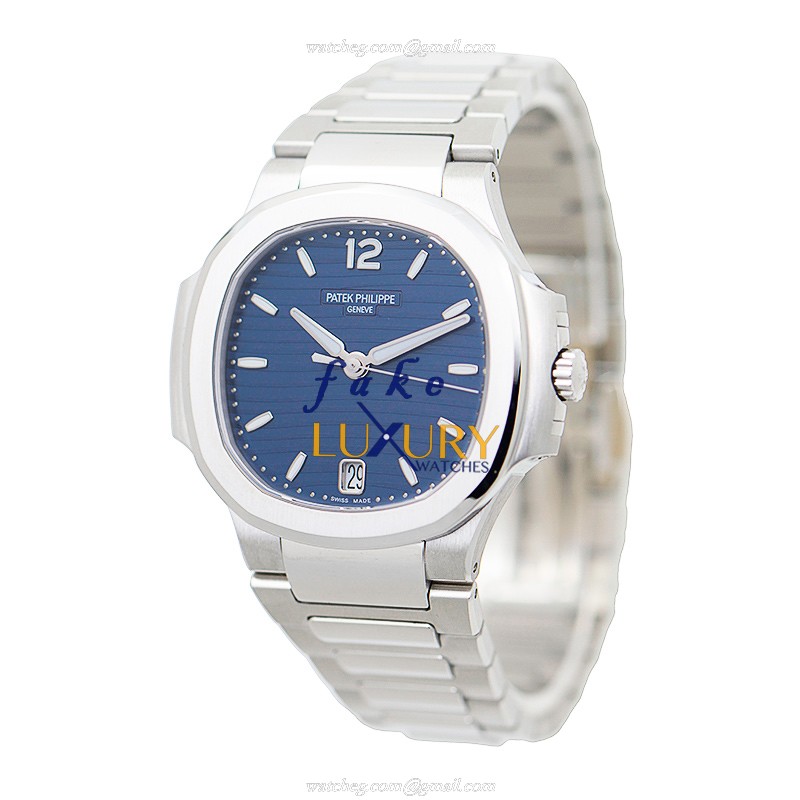Patek Philippe 7118/1A-001 Nautilus Replica Watch, Blue Dial, Steel Bracelet, Automatic - Image 3