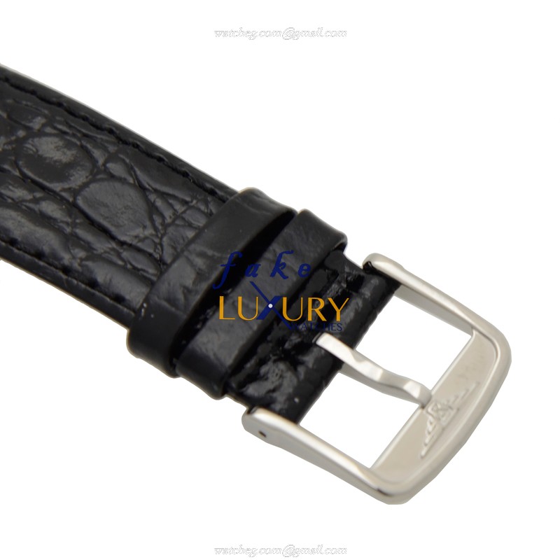 Longines L4.921.4.12.2 PRESENCE Replica Watch With Automatic Movement White Dial Black Leather - Image 4