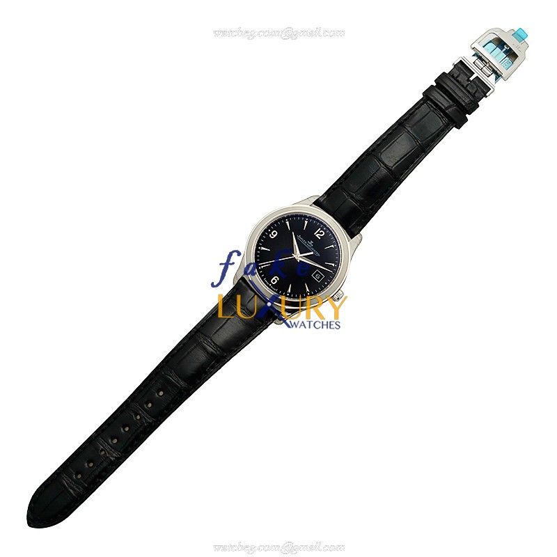 Jaeger-Lecoultre Q1548470 Replica Watch, Ultra Thin Automatic, Stainless Steel Case, Black Dial - Image 2