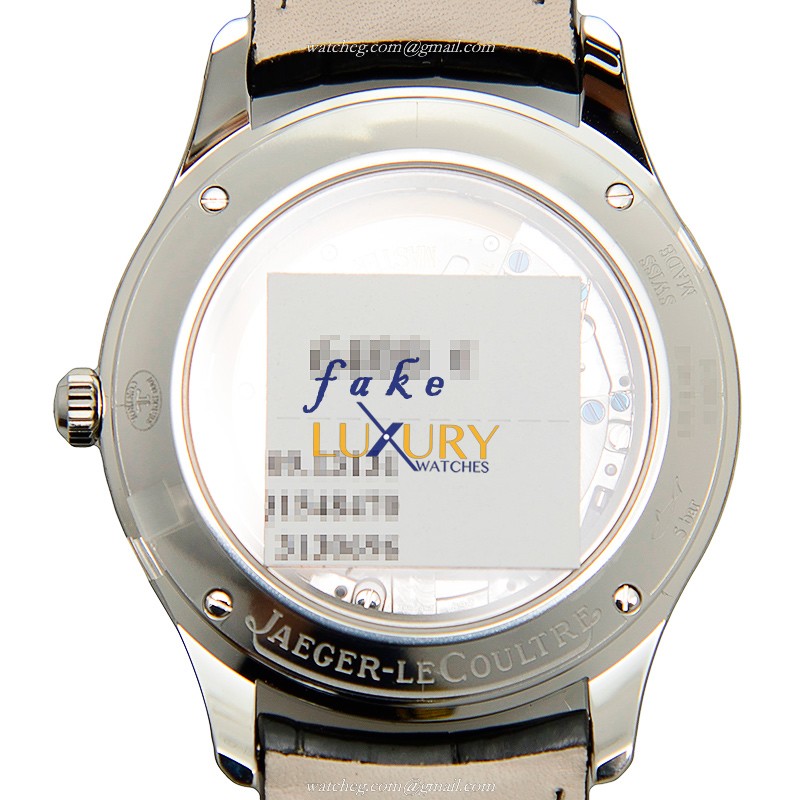Jaeger-Lecoultre Q1548470 Replica Watch, Ultra Thin Automatic, Stainless Steel Case, Black Dial - Image 3