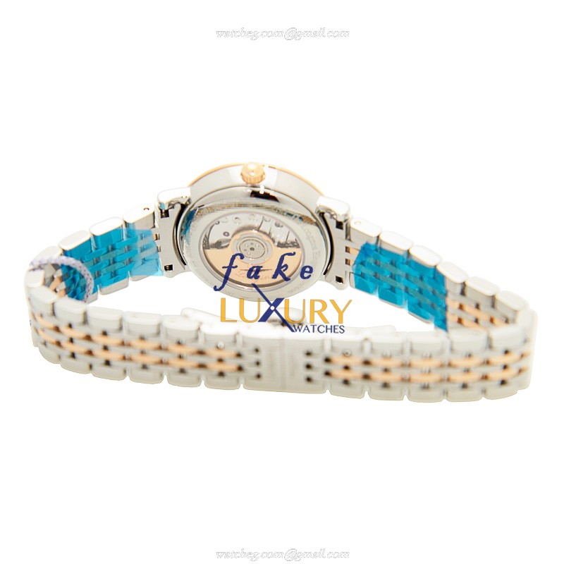 Longines L4.310.5.11.7 Replica Watch, Automatic Movement, 18kt Rose Gold & Steel Case, White Dial - Image 4
