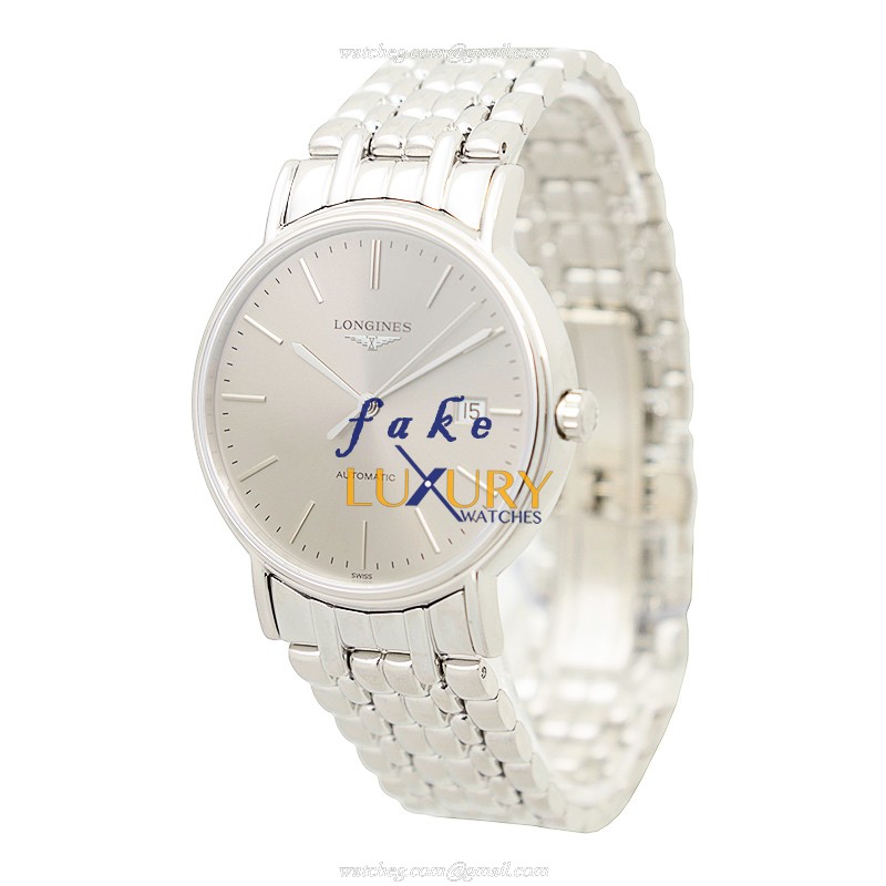 Longines L4.921.4.72.6 PRESENCE Automatic Silver Dial Stainless Steel Watch, Replica Watch - Image 3