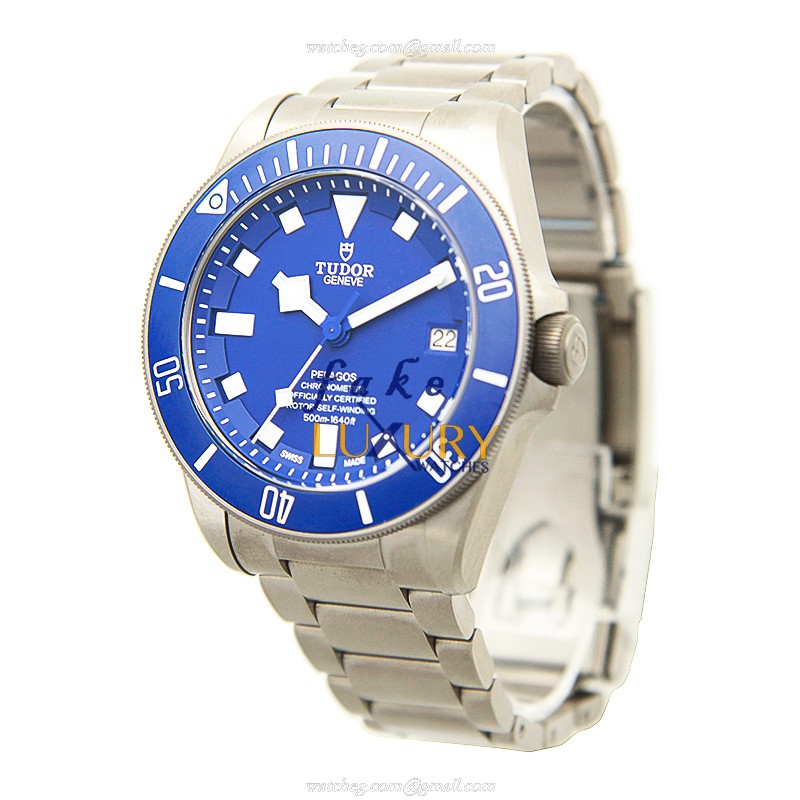 -25600TB-Replica Tudor PELAGOS Automatic Titanium Watch - Blue Dial - Image 3