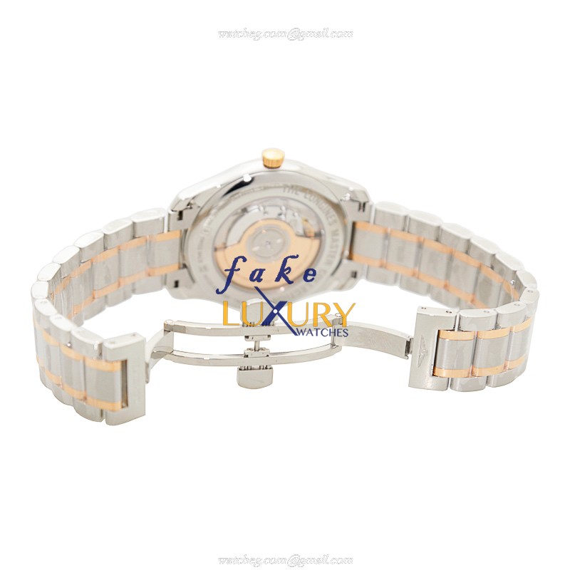 Longines L2.793.5.77.7 Master Automatic Replica Watch 18kt Rose Gold Steel Silvery White Dial - Image 5