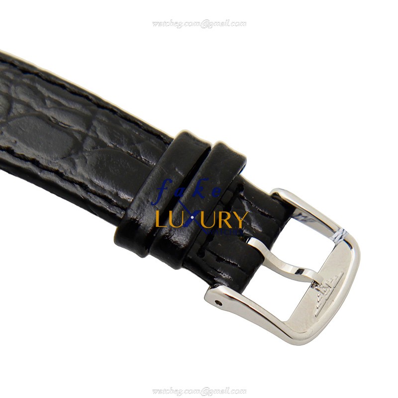 Longines L4.322.4.12.2 PRESENCE Replica Watch White Dial Automatic Stainless Steel Black Leather - Image 4