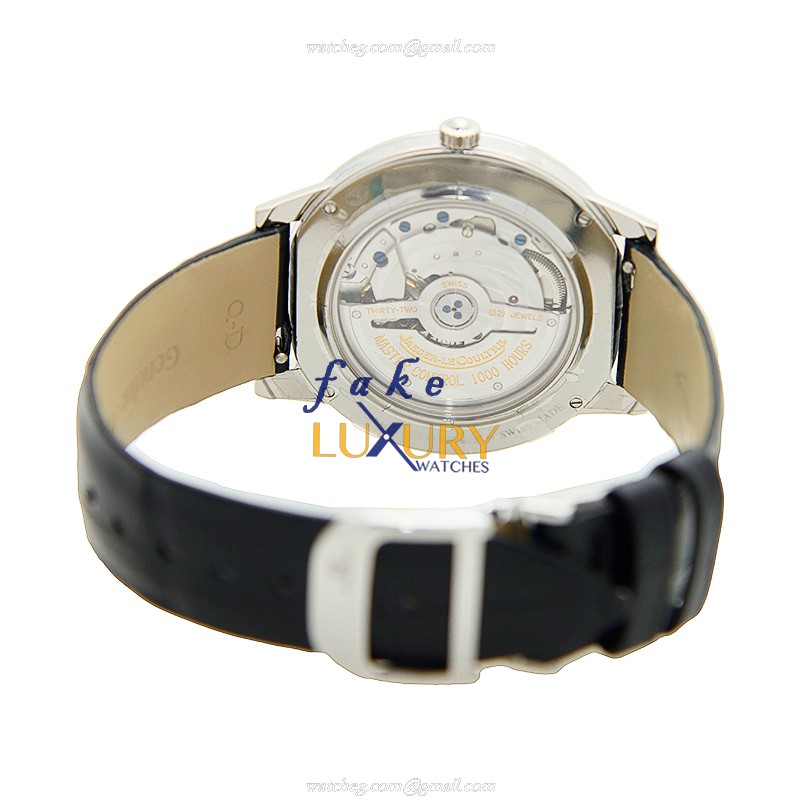 Jaeger-Lecoultre Q3548490 RENDEZ VOUS Auto Stainless Steel Case White Dial Alligator Strap Replica - Image 4