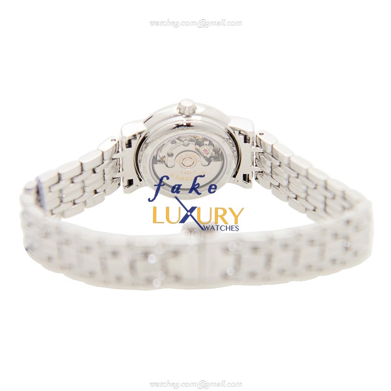 Longines L4.321.4.12.6 Replica Watch Automatic White Dial Steel Bracelet 25.5mm - Image 4
