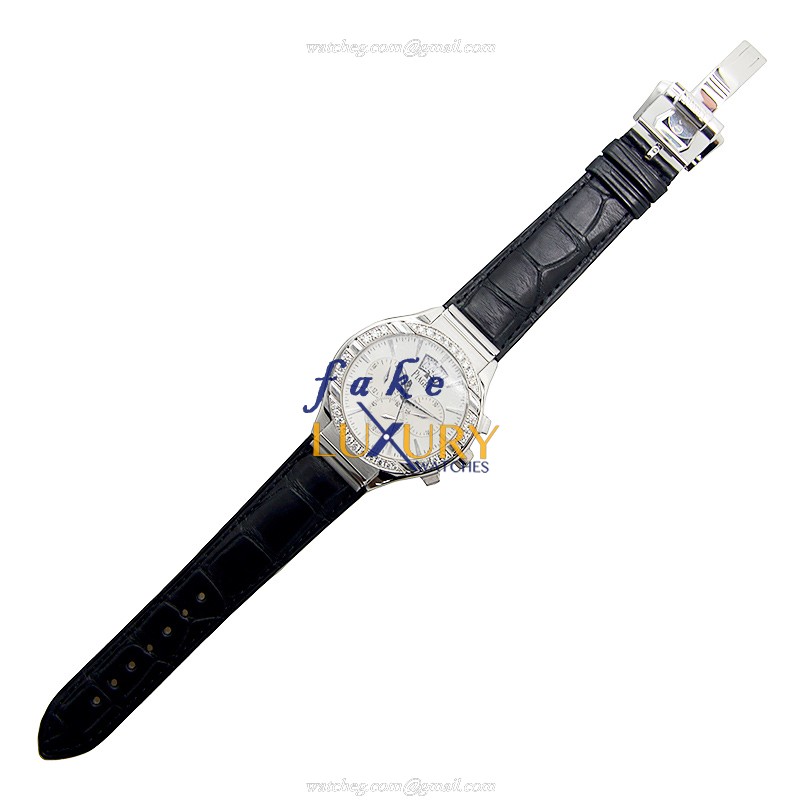 Piaget POLO G0A32040 Automatic 18kt White Gold Diamond Silver Dial Replica Watch - Image 2