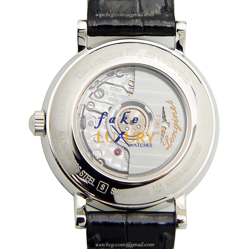 Longines Elegant Automatic Stainless Steel L4.310.4.87.2 Silver Dial Replica Watch - Image 3