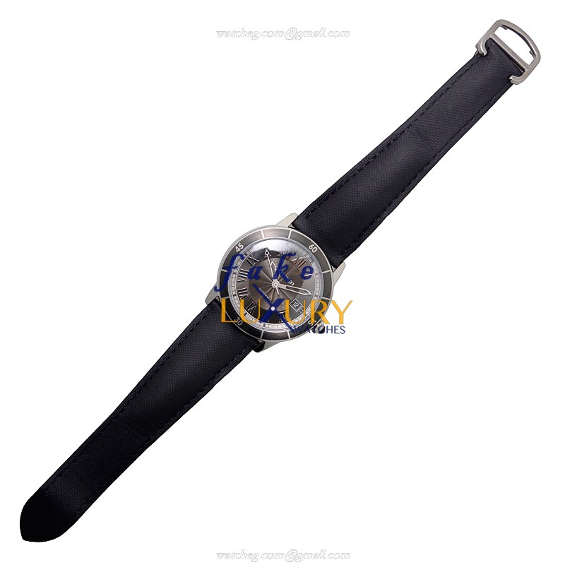 Cartier Rotonde de Cartier WSRN0003 Automatic | 42mm Steel Case Leather Strap Replica Watch - Image 2