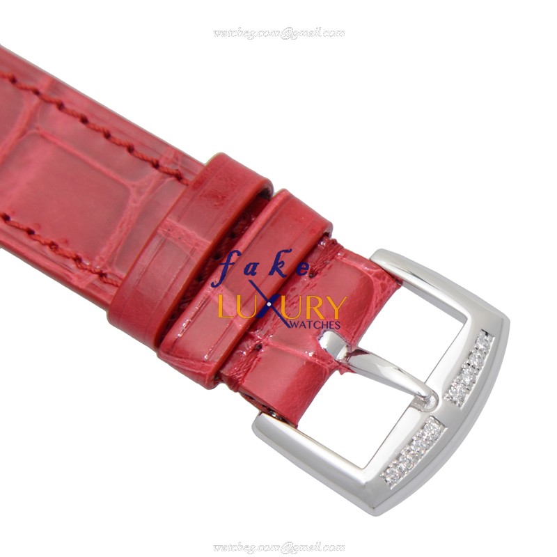 Franck Muller 902 QZ REL D 1R AC Long Island Quartz Red Alligator Replica Watch - Image 4