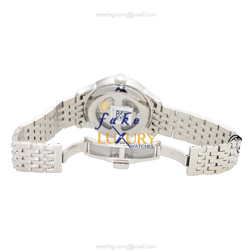 Tissot Le Locle T006.428.11.038.00 Automatic Stainless Steel White Dial Silver Bracelet Replica - Image 5